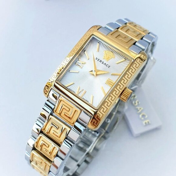 Sale! Versace Womens Gold 23mm Bracelet Fashion Watch main image 7
